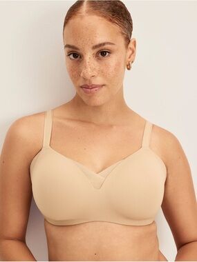Seamless Nude Wireless Bra - Soft Support